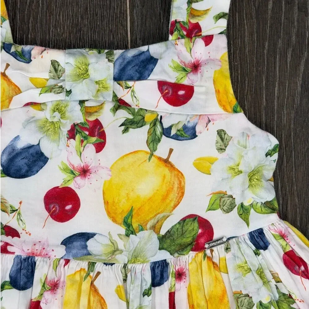 Mayoral Girls Fruit Dress Size 5
